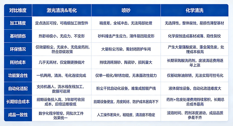激光清洗&毛化、喷砂、化学清洗对比表.jpg